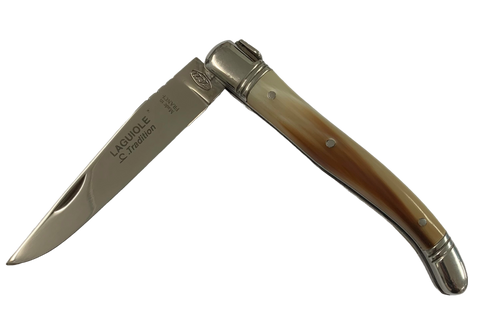 Laguiole Tradition Pocket Knife - Blonde Cow Horn