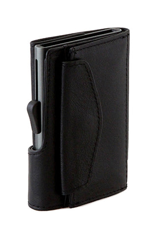 c-secure Single Credit Card with Coin Wallet/Cardholder with RFID protection