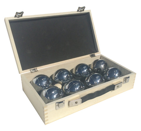 easy days Boules (Petanque) In Your Court in Wooden Box
